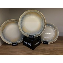 Bonna 6'lı Knidos Gourmet Düz Tabak 27 cm