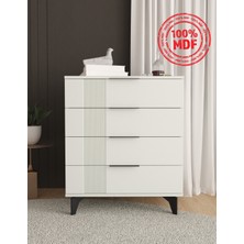 T&B Ekin 4 Çekmeceli Şifonyer - Tamamı Mdf