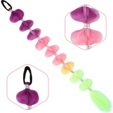 Beei Örgülü Aksesuarlı Lastikli At Kuyruğu / ACM21