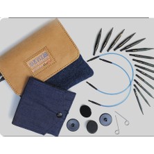 Knitpro Denim (Indigo) Ultra Kısa Şiş Seti 5 cm