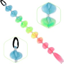 Beei Örgülü Aksesuarlı Lastikli At Kuyruğu / ACM11