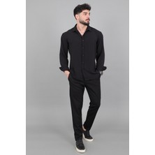 Uzun Kol Keten Gömlek Bld 7040_40368