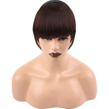 Beei Taçlı Fiber Sen Perçem / Koyu Kahve