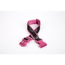 Beei Köpek Desenli Dokuma Köpek Boyun Tasması 3 cm x 36-60 cm Mor