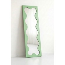 Ortakçı Design Echo Deco Flow Frame – Içi Dalgalı Boy Aynası | Modern Dekoratif Mdf Ayna 150 x 40 cm