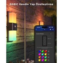 Dış Mekan Hareket Sensörlü Duvar Aydınlatması IP65 H7078CD1