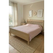 Rikka Home Çift Kişilik Pike 200X230 cm – Pamuk Karışımlı, Çift Taraflı, Hafif & Nefes Alabilen Battaniye