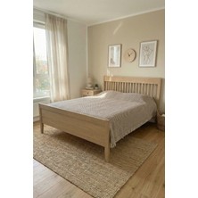Rikka Home Çift Kişilik Pike 200X230 cm – Pamuk Karışımlı, Çift Taraflı, Hafif & Nefes Alabilen Battaniye