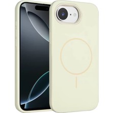 Iphone 16E Kılıf Jully Magsafe Kapak - Bej