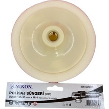 Beei Nikon 15050BS Polisaj Süngeri 150 mm Beyaz Sert