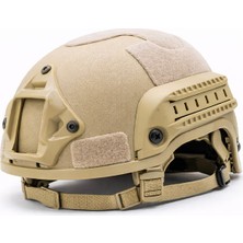 Vs Tactic Airsoft Askeri Kask Bej - Kulaksız