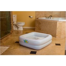 Poçi's World Bestway Şişme Zemin Bebek Havuz - Küveti (86 x 86 x 25CM) 51116