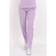 Nur Medikal Giyim Unisex Lila Cerrahi Hastane Doktor Hemşire Scrubs Alt Pantolon