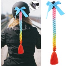 Beei Motosiklet Kaskı Örgülü At Kuyruğu / ACM16