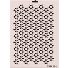 Beei Rich New Seri N-154 Stencil 35X25 cm