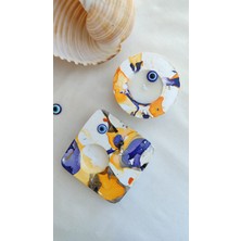 Fancyagnes El Yapımı Taş Tozu Mumluk 2li Set