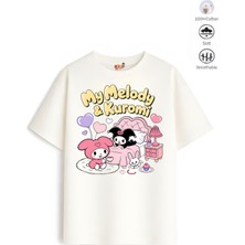 Belya Kids Wear Kız Çocuk Tam Kalıp Mld Tasarım 43 Oversize Tişört