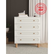 T&B Soho 4 Çekmeceli Şifonyer - Tamamı Mdf