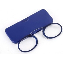 Skygo Krm Burun Üstü Mini Sapsız 3.5x Gözlük Büyüteç - Mavi Krm