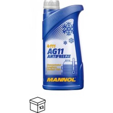 Mannol MN4111-1 Antifreeze  AG11 Longterm (-70) Mavi 1 L 2ADET