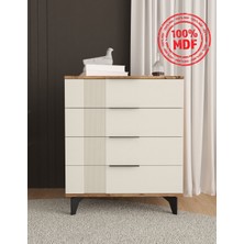 T&B Ekin 4 Çekmeceli Şifonyer - Tamamı Mdf