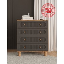 T&B Soho 4 Çekmeceli Şifonyer - Tamamı Mdf
