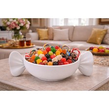 Mir Store 3D Baskı Şekerlik – Şeker Formlu Dekoratif Sunumluk | Renk Seçenekli Premium Şeker Kabı