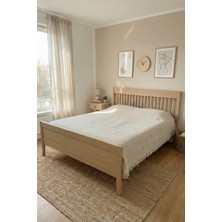Rikka Home Çift Kişilik Pike 200X230 cm – Pamuk Karışımlı, Çift Taraflı, Hafif & Nefes Alabilen Battaniye