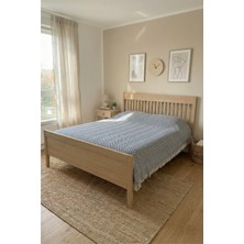 Rikka Home Çift Kişilik Pike 200X230 cm – Pamuk Karışımlı, Çift Taraflı, Hafif & Nefes Alabilen Battaniye