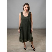 Butik Utopia %100 Pamuk Otantik Geniş Kalıp Büyük Beden Elbise