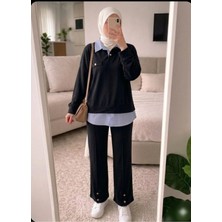 Azram Fashion Kadın Gömlek Detaylı Ikili Takım