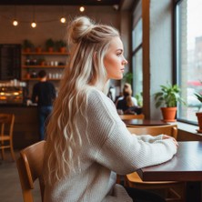 Beei Fiber Sen Kabarık Daalı 8 Parça Çıt Çıt / Balköpüğü Platin Röfleli