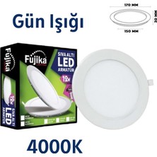 Fujika 12W Sıva Altı LED Panel Gün Işığı 4000K