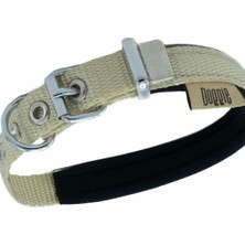 Beei Softlu Köpek Boyun Tasması 1,5 cm x 35 cm Haki