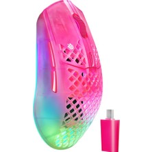 Steelseries Aerox 3 Wireless Gen 2 - Magenta  Haze 4K Kablosuz Gaming Mouse
