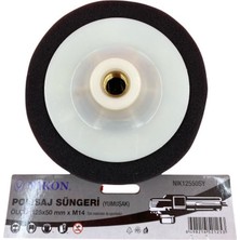 Beei Nikon 12550SY Polisaj Süngeri 125 mm Siyah Yumuşak