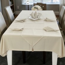 BT Pasifik Olber 12 Kişilik 26 Parça Masa Örtüsü Seti 160 x 220 Çeyiz