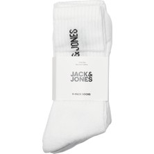 Jack & Jones Erkek 9'lu Logo Detayli Çorap Paketi - Regen
