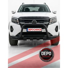 Depo Garage Volkswagen Amarok Uyumlu Double Ön Koruma Demiri - 60LIK Boru
