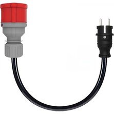 Mevşarş Elektrikli Araç Şarj Kablosu 380V-220V Dönüştürücü Adaptör (5X32A PRIZ/1X16A Fiş 50CM)
