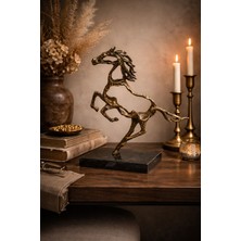 Velora Living Imperial Motion – Eskitme Gold Koşan At Heykel