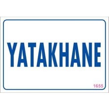 Beei Yatakane Levhası 17,5X25 KOD:1655