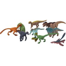 Poçi's World KL3-012A/B Pvc De 10 Lu  Kçk Dinazorlar -Kid