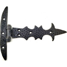 Skygo Krm Antika Tarz Dekoratif Pirinç Kuyruklu Lale Menteşe - Dar Kasa, Oksit Krm