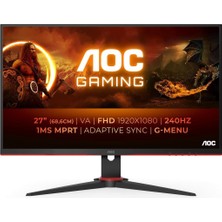 Aoc 27G2ZNE/BK 27" 1 Ms Full Hd 240 Hz Oyuncu Monitörü Outlet