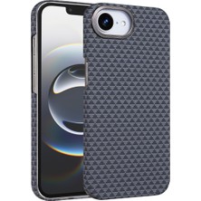 Newface iPhone 16E Kılıf Vega Magsafe Karbon Desen Kapak