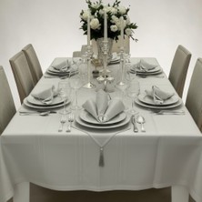 BT Pasifik Olber 12 Kişilik 26 Parça Masa Örtüsü Seti 160 x 220 Çeyiz