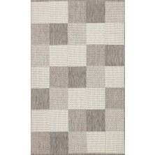Eko Halı Mono 01 Grey Kaymaz Tabanlı Kilim