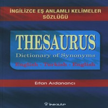 Ingilizce Eş Anlamlı Kelimeler Sözlüğü-Thesaurus