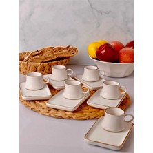 Yumuk Shop Alya 6 Kişilik Kahve Fincan Takımı 90 ml